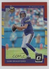 2017 Donruss Optic Red Prizm 45/99 Sam Bradford #10 06yt