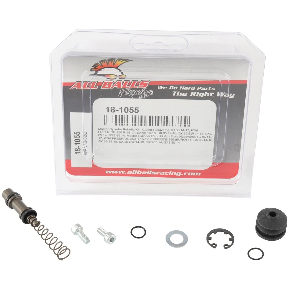 All Balls Master Cylinder Rebuild Kit 18-1055 For KTM 65 SX 85 SX 14-18 Foto 3 de 4