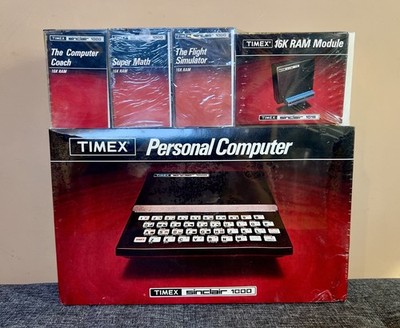 Timex Sinclair 1000 Vintage Personal Computer Bundle (Brand New & Sealed)