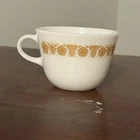 Vintage Pyrex “Butterfly Gold” Milk Glass Coffee  Mug Cup Handle