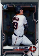 2021 Bowman #BCP-125 Aaron Sabato Chrome Prospects