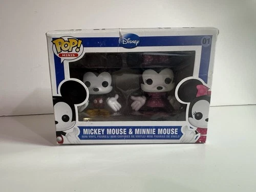 Funko POP Minis Disney MICKEY and MINNIE MOUSE 2 Pack #01 Figures