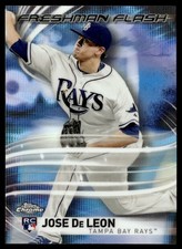 2017 Topps Chrome Freshman Flash Jose De Leon Tampa Bay Rays #FF-9