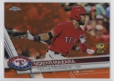 2017 Topps Chrome Orange Refractor /25 Nomar Mazara #82 ok2