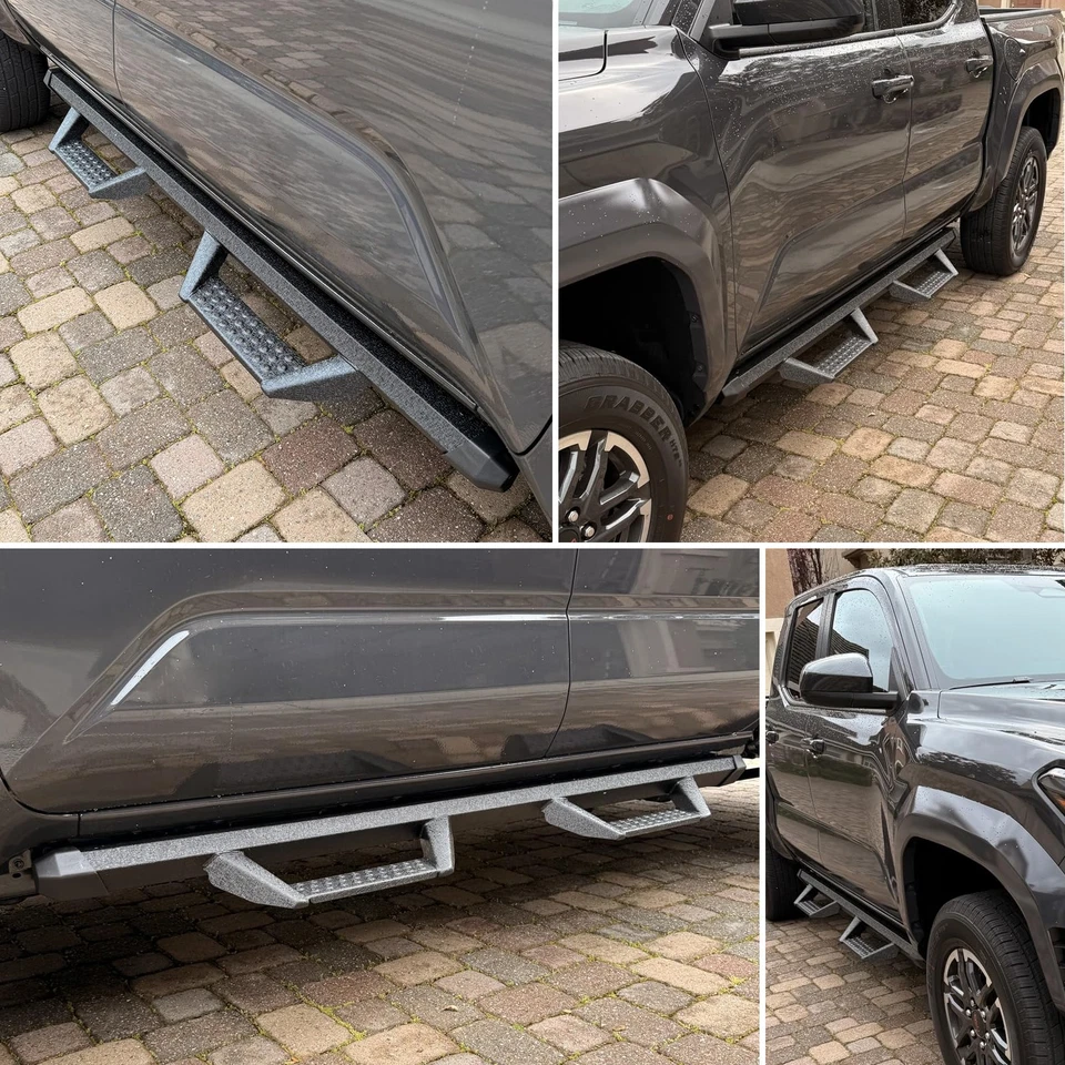 Drop Step For 09-18 Ram 1500/10-26 Ram 2500 3500 Crew Cab Running Boards Rail Foto 2 de 4