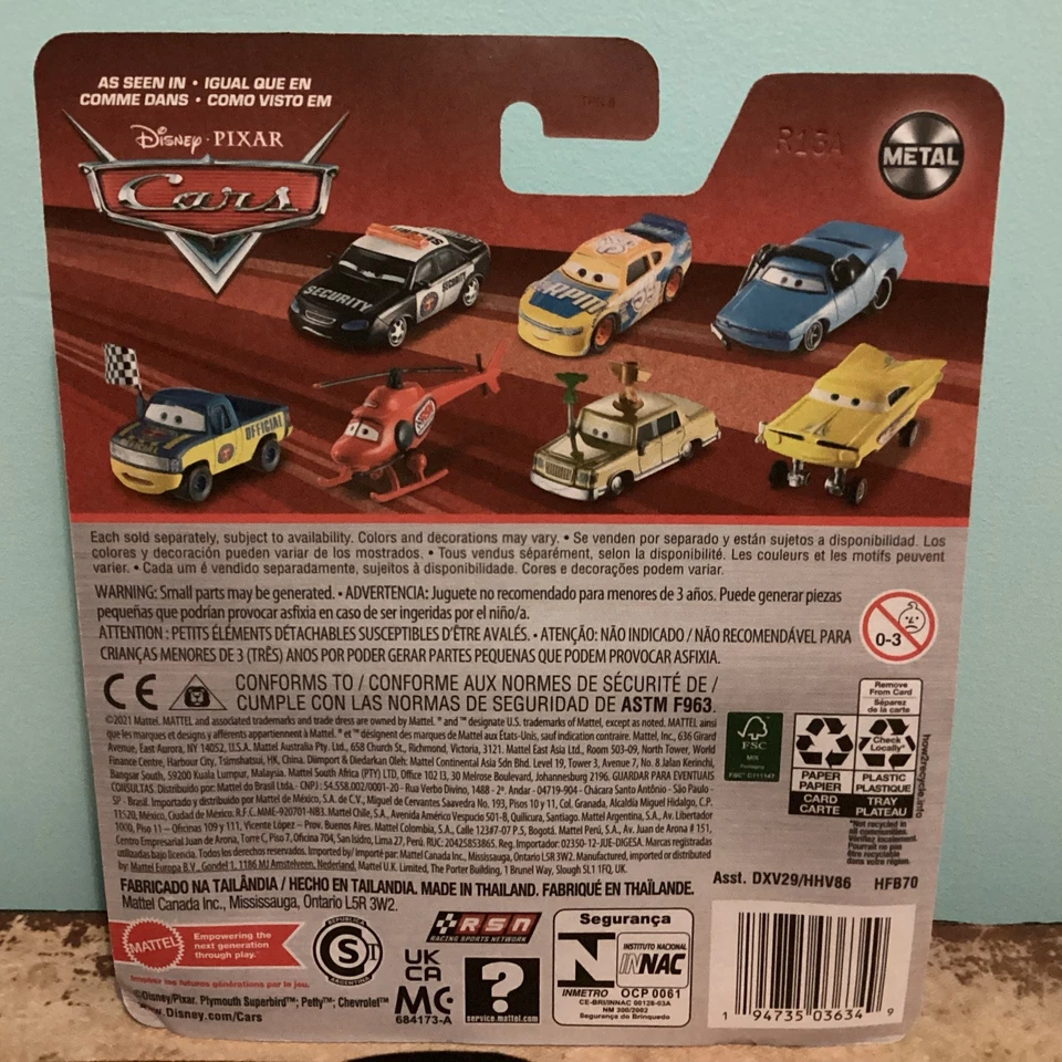DISNEY CARS 2024 "DAMAGED THE KING" DIECAST  - image 2 of 2
