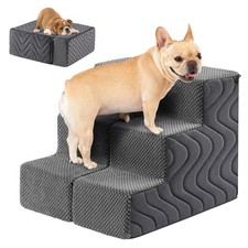 Dog Stairs for Bed, Dog Steps for High Bed, Pet Steps for Small Dogs and Cats...