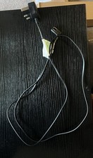 Power Cable UK Plug to C7 Figure 8 0.75mm Lead 52 inch approx Long AC Power Cord