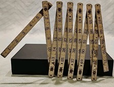 Vintage Metal Folding Ruler - 6' -Woodmark Industries - Made in USA
