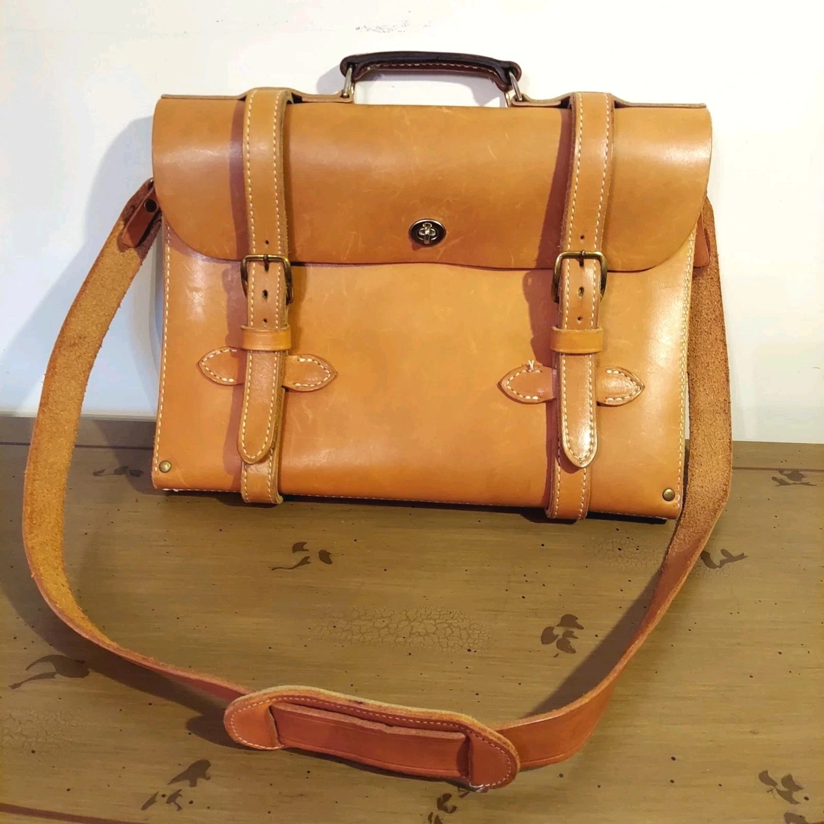 The J.Peterman Company ヌバックレザー　メッセンジャー Men's J. Peterman for sale | eBay