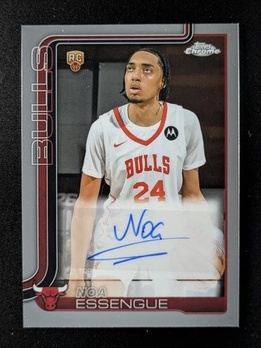 2025 Topps Chrome Noa Essengue Chrome Rookie Autographs (RAW)