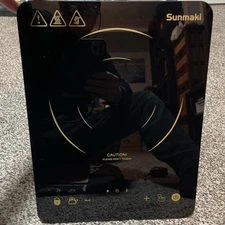 Sunmaki Induction Cooktop,induction hot plate with LED Display,1800W Countertop 