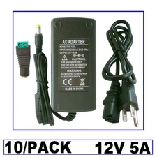 10-50 Pc 12V  Switch Power Supply Driver Adapter Transformer LED Strip Light