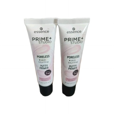 2x Essence PRIME + STUDIO Poreless + Skin Blurring Putty Primer 2x 30ml - NEU