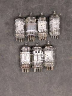 Lot De 7 Lampes Tubes 12AX7 A/S ECC83