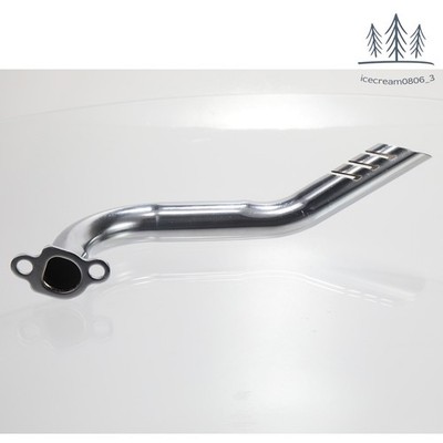 Silver Exhaust Pipe Header For GX160 GX200 Coleman CT200U BT200X KT196 Go Kart