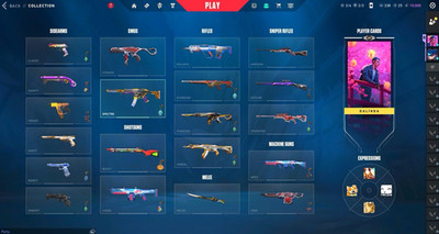 Valorant Account mit Champions 2024 Blade, Champions 2024 Phantom, Ascendant 3  