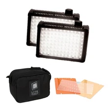 (2-LIGHT SET) Litepanels MicroPro On-Camera LED Light | CASE INCLUDED