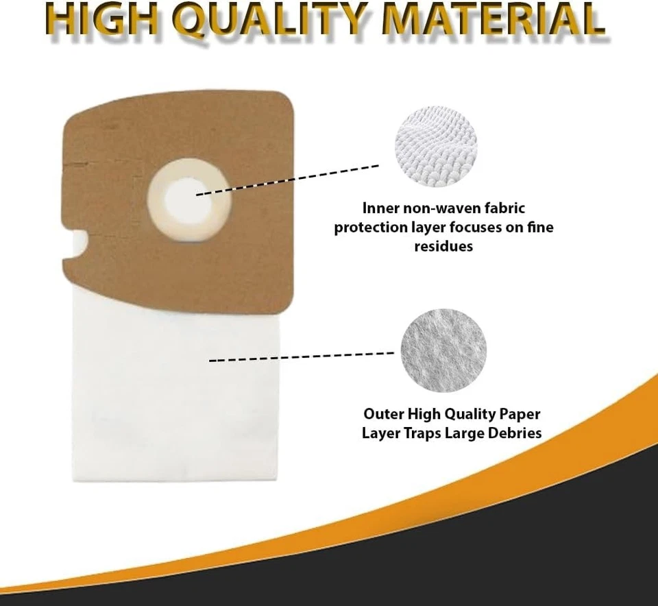 Bolsas de microfiltración aptas para bote Eureka MM Mighty Mite 3670, 3680 Foto 3 de 4