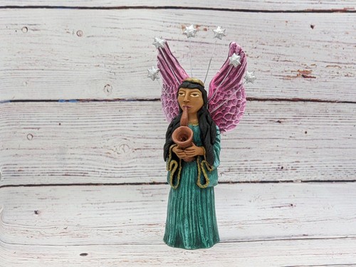 Christmas Decorations, Angel with Saxophone, Christmas Angel Home Decor - Picture 2 of 7