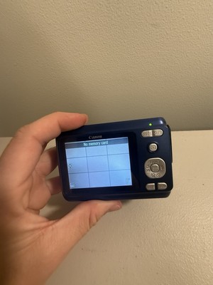 Canon PowerShot A480 Digital Camera 10 MP 3.3X Optical Zoom Navy
