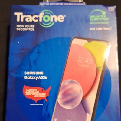 Samsung Galaxy A03s TracFone 32GB Black 6.5'' 13MP Smartphone S134DL Wi-Fi