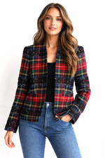 J. Crew Classic Plaid Wool Blend Blazer 4