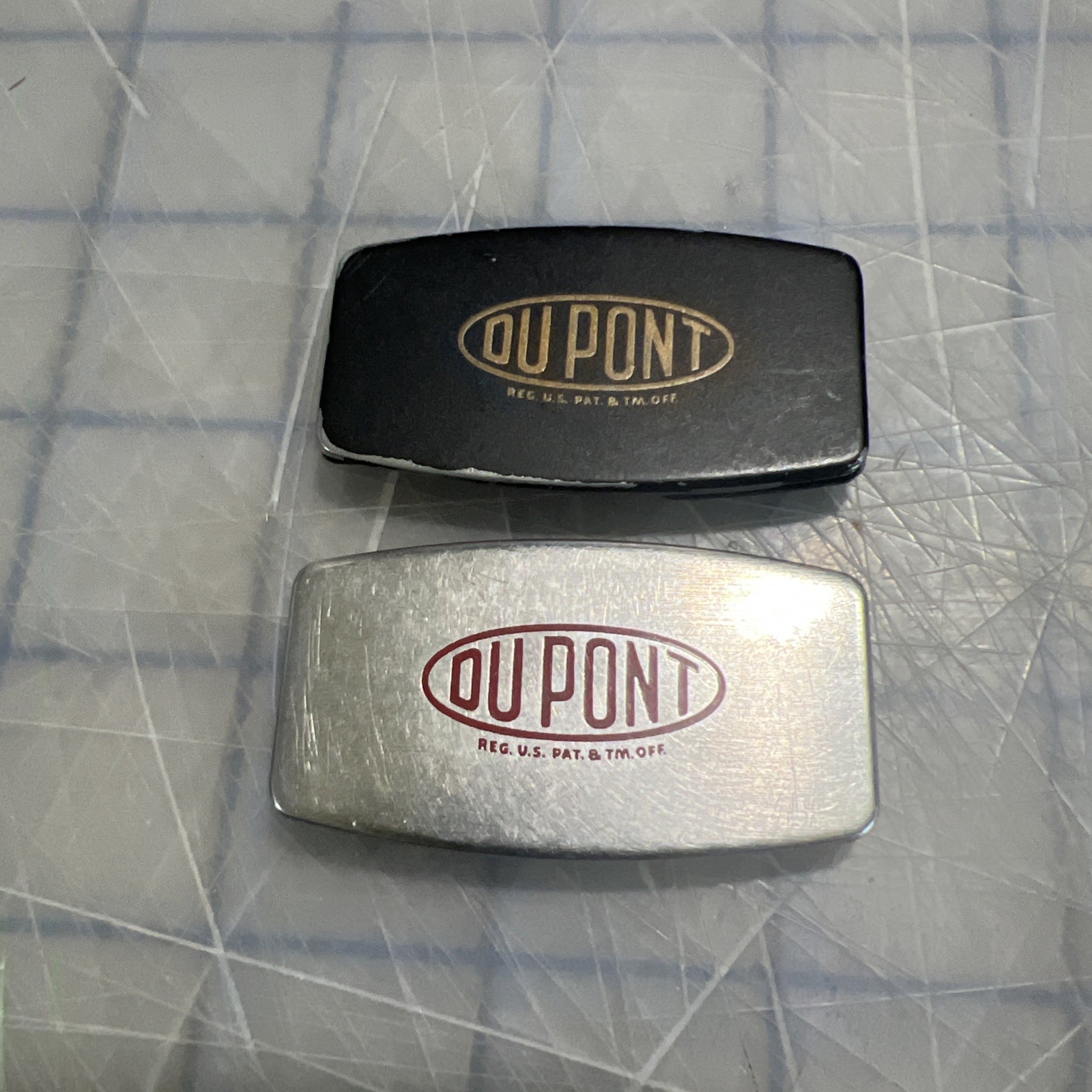 Vintage Zippo Flat Pocket Knife With Dupont Logo knife/File EUC