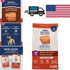 Dry Dog Food for Small Breeds 4 Pound Salmon Sweet Potato Limited Ingredients
