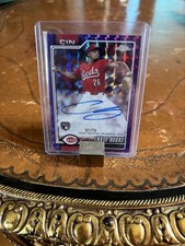 Chase Burns Chrome 2026 Purple Refractor /75 Auto