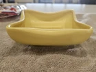 McCoy 1961 Yellow Silhouette Low Dish 6 Inch