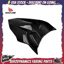 WOLFLINE Rear Seat Cowl For Kawasaki Ninja650 2017-2023 Glossy Black Passenger