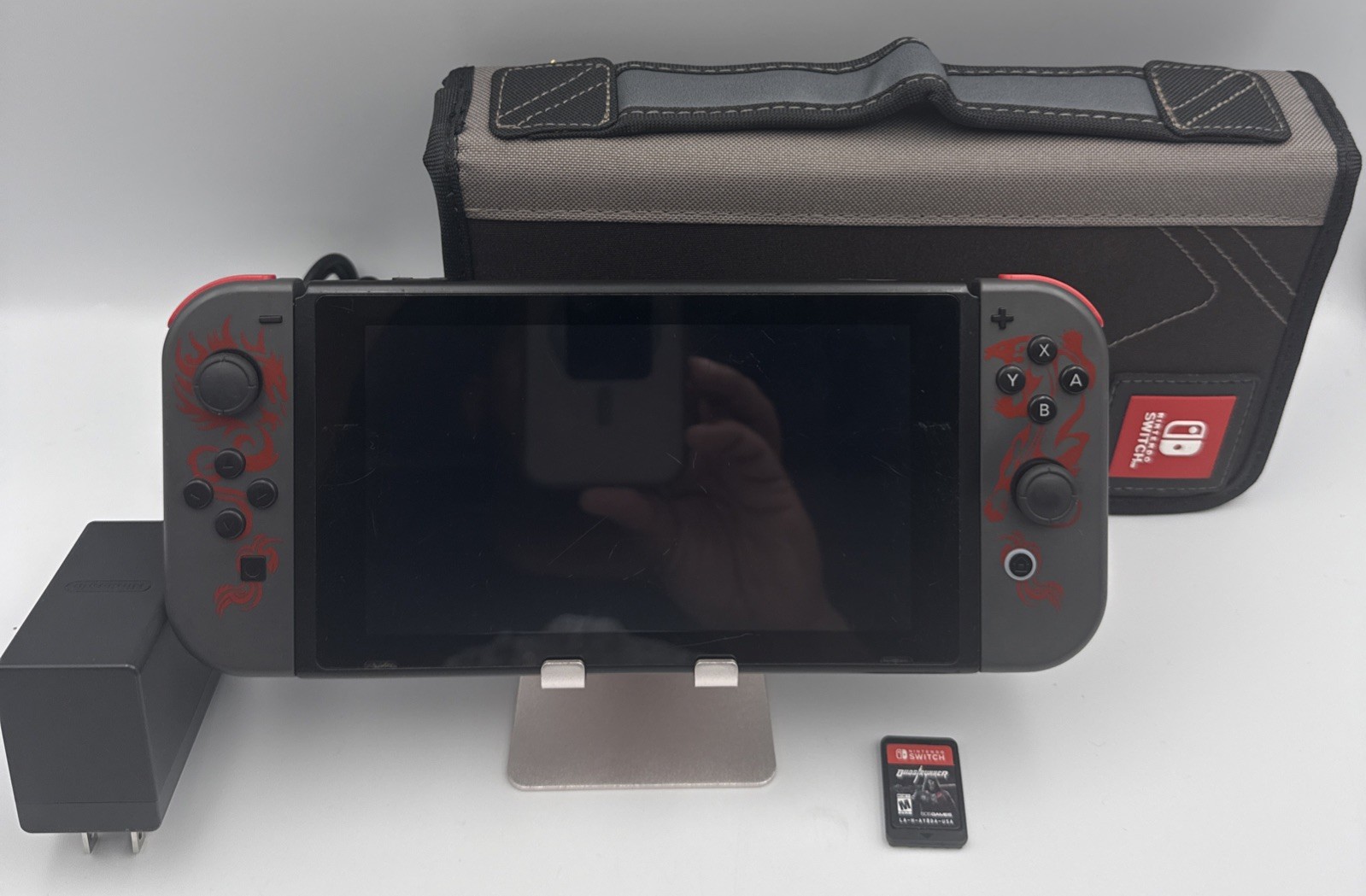 Nintendo Switch V2 Console Bundle | Joy-Cons | Dock | Case – Tested & Working