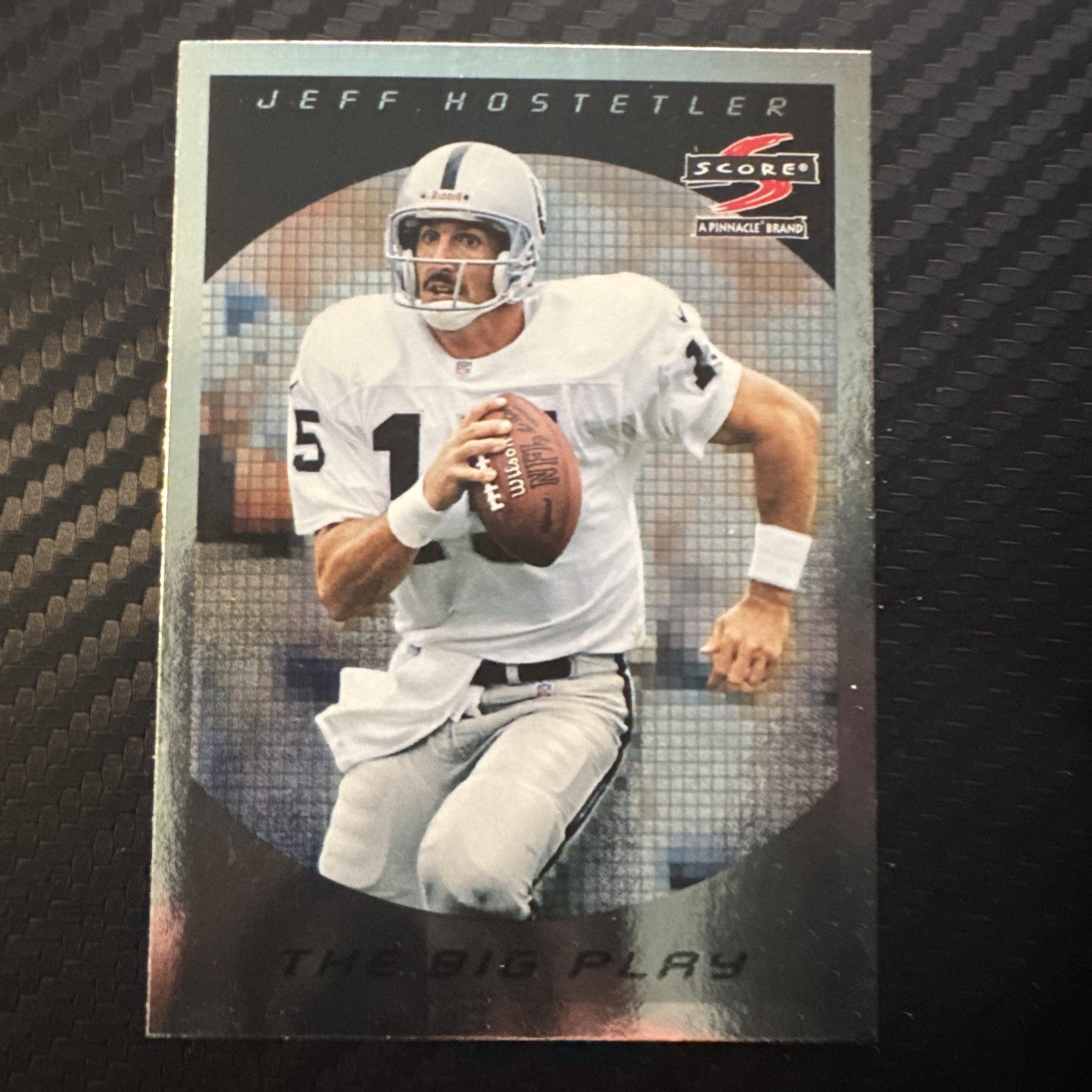 1997 Score #319 JEFF HOSTETLER The Big Play Oakland Raiders