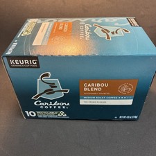 Caribou Coffee 611247401095 10 Count Medium Roast K-Cup Exp July 25 2026