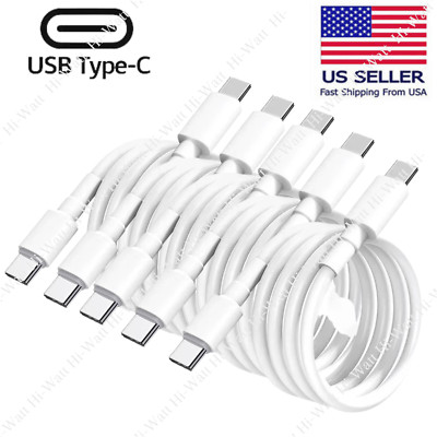 60W USB-C to USB-C Fast Charger Charging Cord PD Cable For Samsung iPhone 15 16