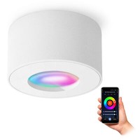CELI-1 Aufbauspot Weiß IP44 Deckenspot Flach Inkl. Wlan Rgb Led Dimmbar 4W 230V