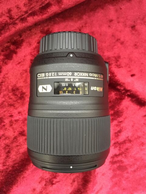 NIKON AF-S Micro NIKKOR 60 mm f/2.8G ED Lens - Black for sale 