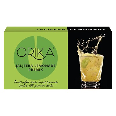 Orika Jaljeera Lemonade Premix | 190g (10 Sachets) | Infused With Premium Herbs