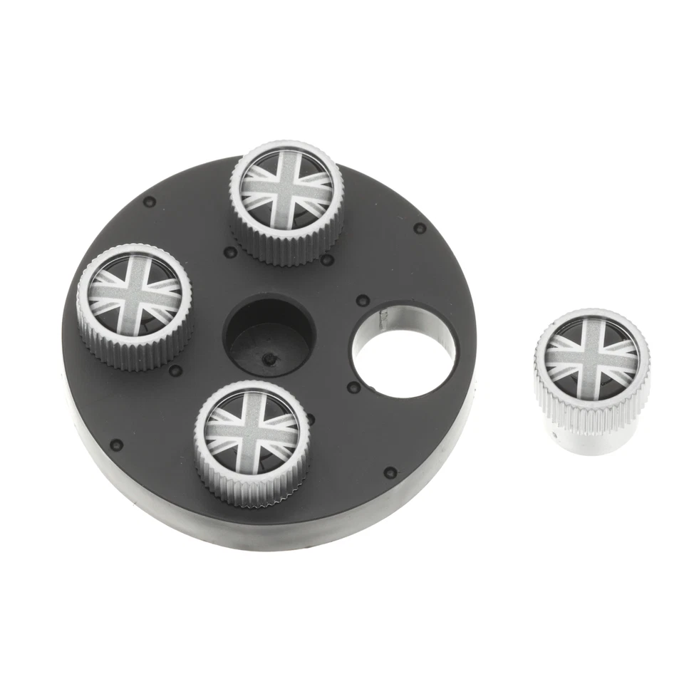 Tapas de válvula estilo Jaguar originales - Black Jack C2D24287 Foto 2 de 4