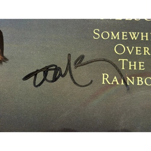 Disco de oro de vinilo arco iris autografiado de Willie Nelson y pase entre bastidores enmarcado - Imagen 3 de 10