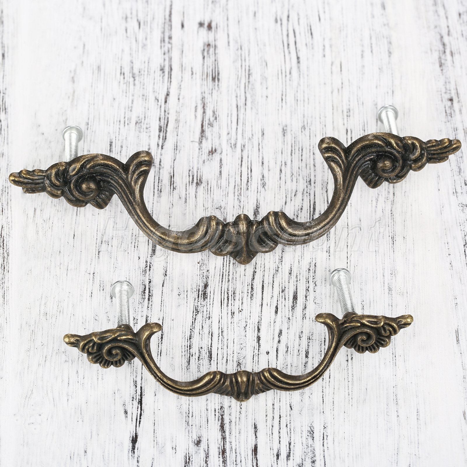 Vintage Pull Handle Antique Bronze Handle Bookcase Drawer