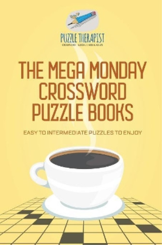 Thumbnail - Puzzle Therapis The Mega Monday Crossword Puzzle Books Easy To Int