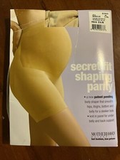NWT Motherhood Maternity Secret Fit Shaping Seamless Panty, Nude, Sz L/XL