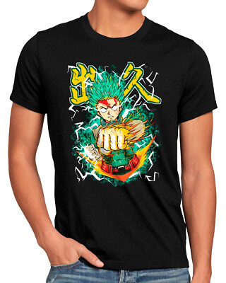 Strong Deku Herren T-Shirt superhero japan academia manga