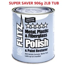 Flitz Polish Cleaner & Restorer for Metal & Plastic 906g 2LB - Super Value Pack