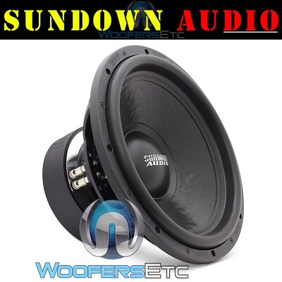 SUNDOWN AUDIO U-15 D4 15'' SUB 1500W RMS DUAL 4-OHM SUBWOOFER BASS SPEAKER NEW