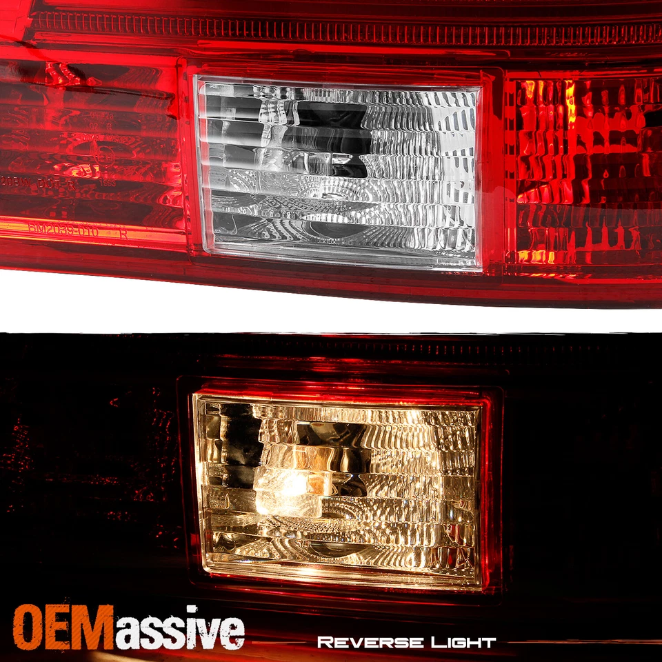 Juego de pares de luces traseras transparentes rojas para BMW E39 serie 5 sedán 97-00 Foto 4 de 4
