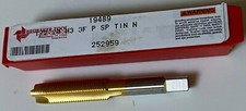 1/2-20 HSS GH3, 3 FL SPIRAL POINT PLUG TAP, TiN COATED, BRUBAKER, USA, NEW