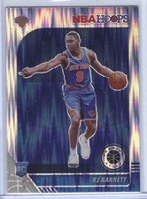 RJ BARRETT 2019-20 PANINI NBA HOOPS PREMIUM STOCK FLASH VARIATION PRIZM RC #201